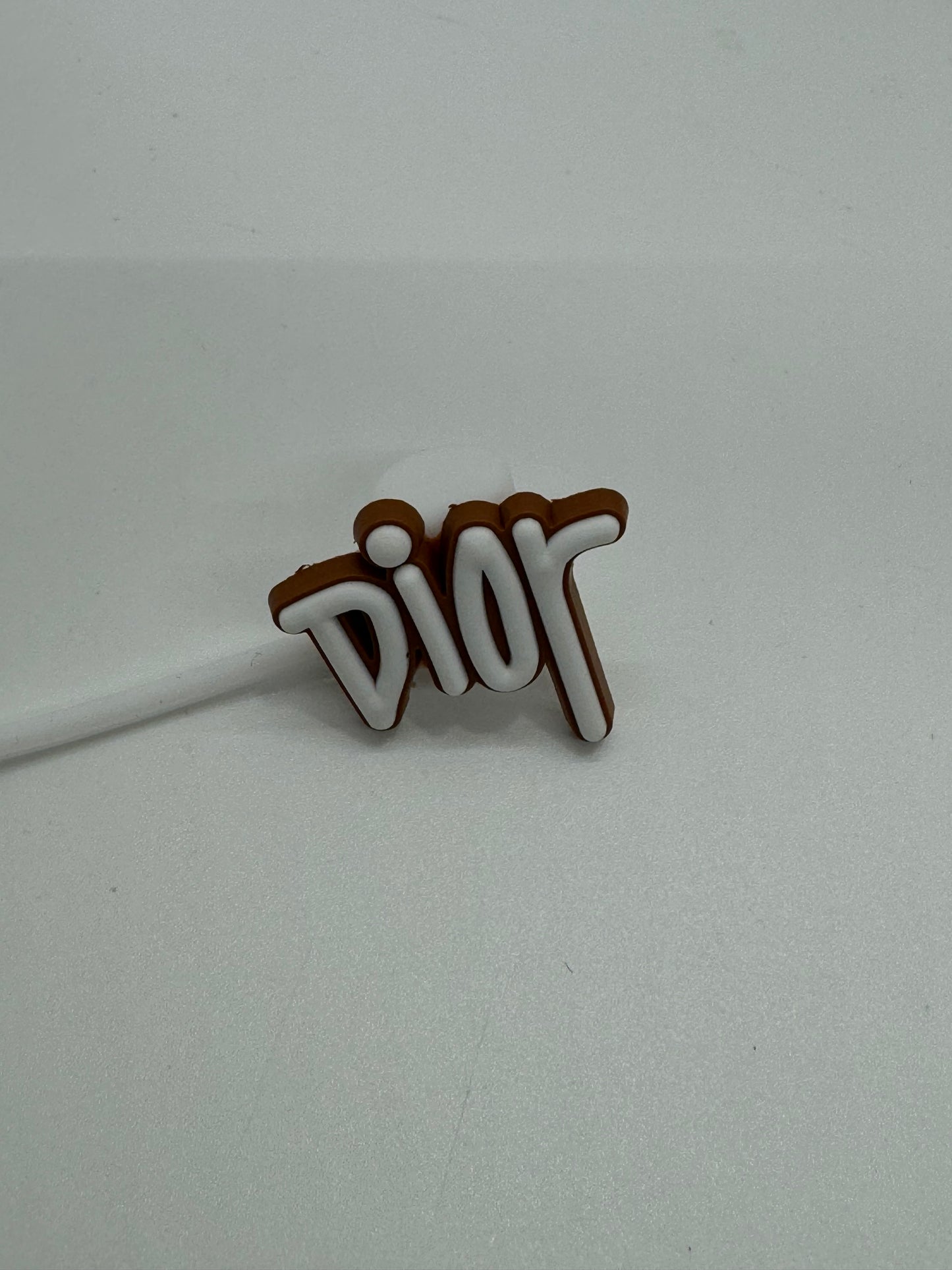 Straw charms chocolate gold tumbler topper, luxury straw topper