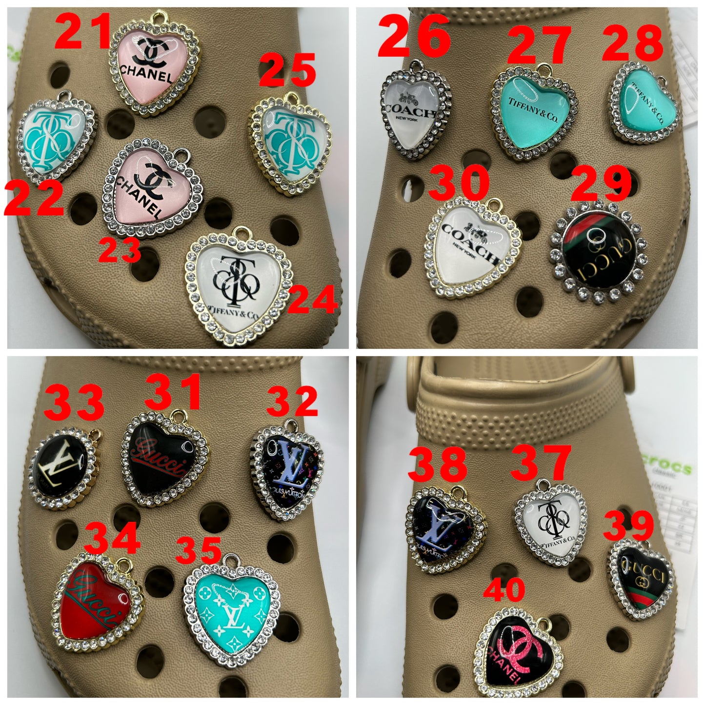 Luxury dome charms