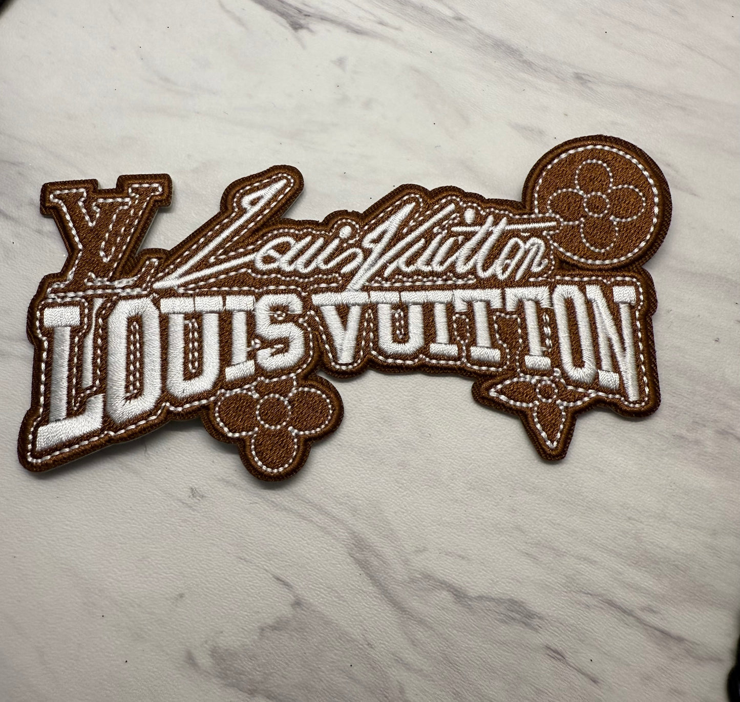 Luxury patches L C G small about 3 inches