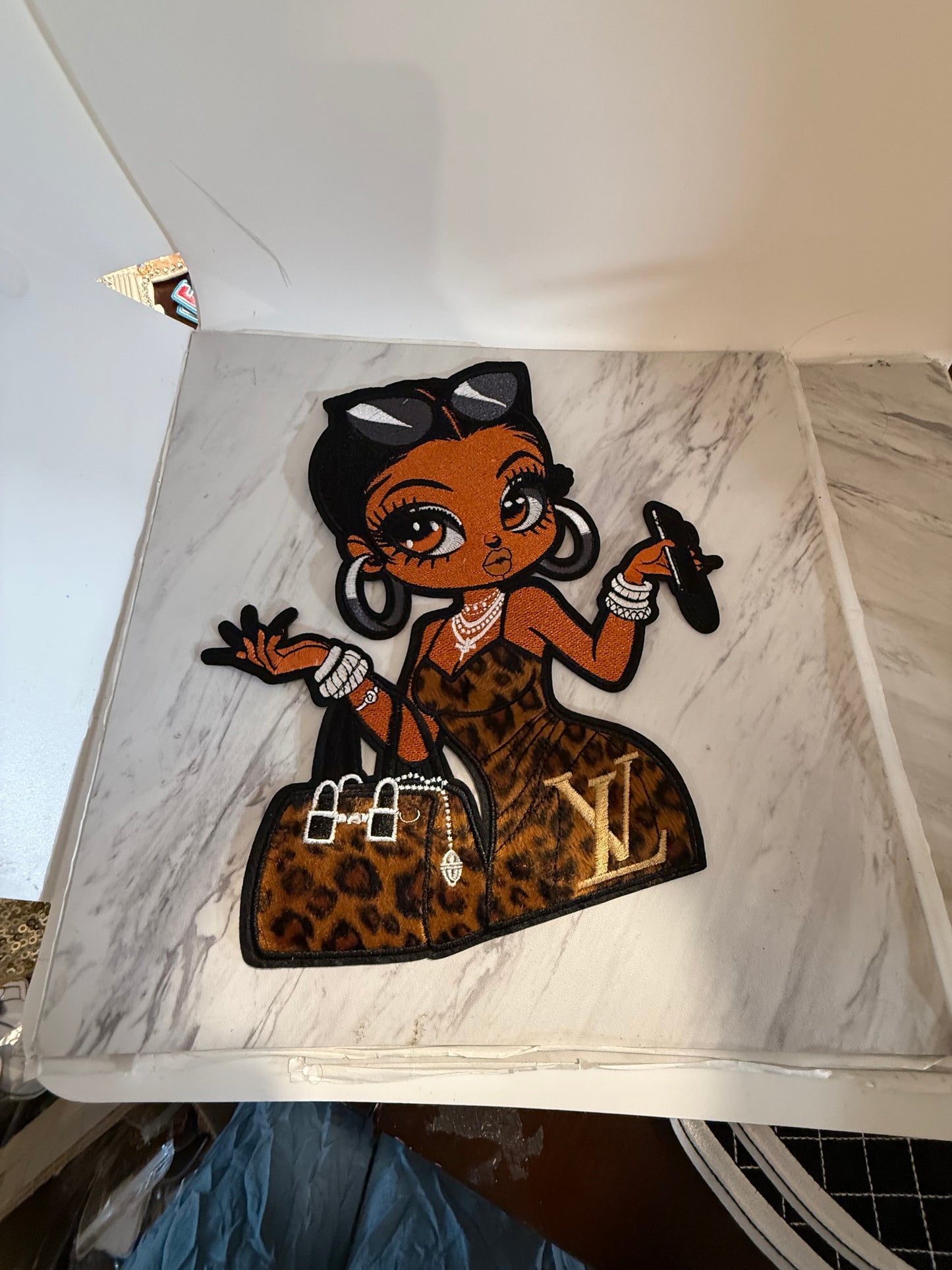 Patches xl about 6-10 inches