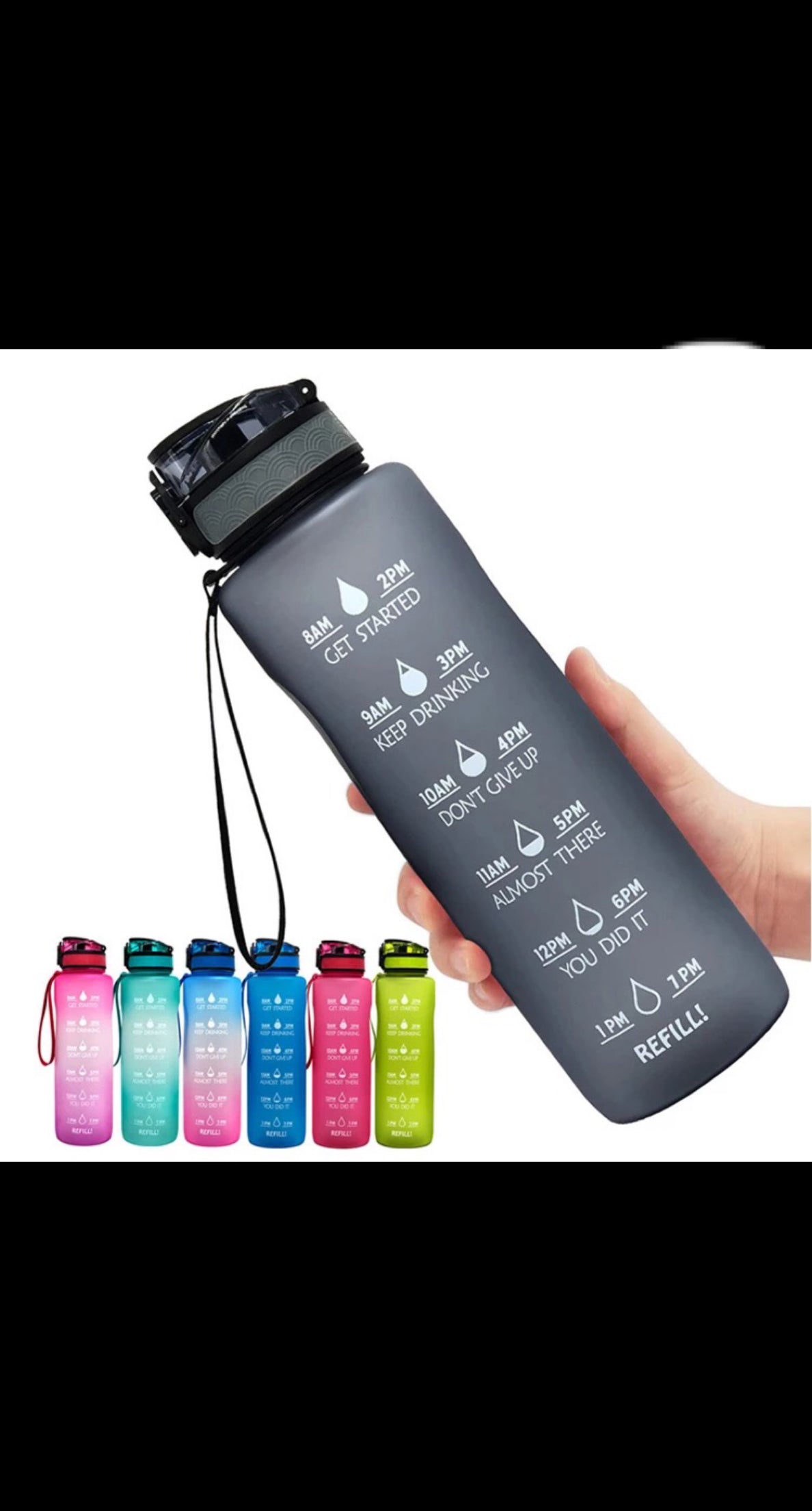 Water bottle color are random Final Sale