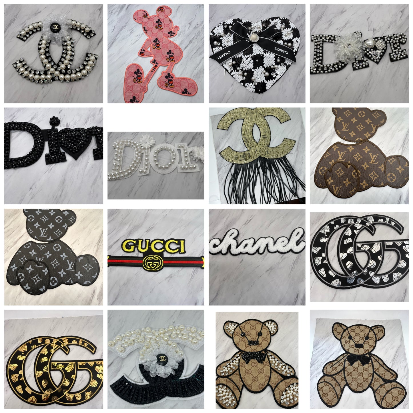 Luxury Beaded XL Patches