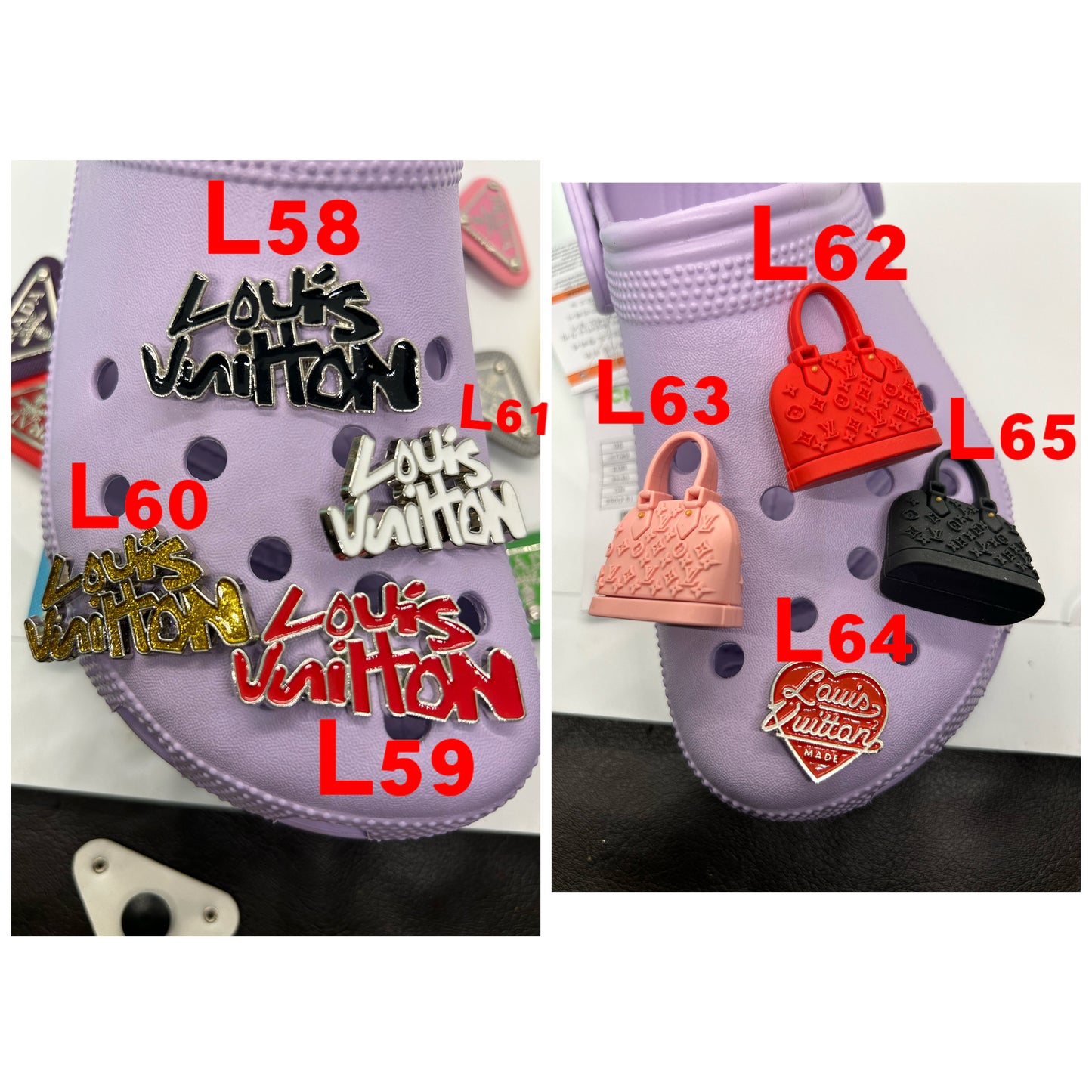 L Luxury désigner charms