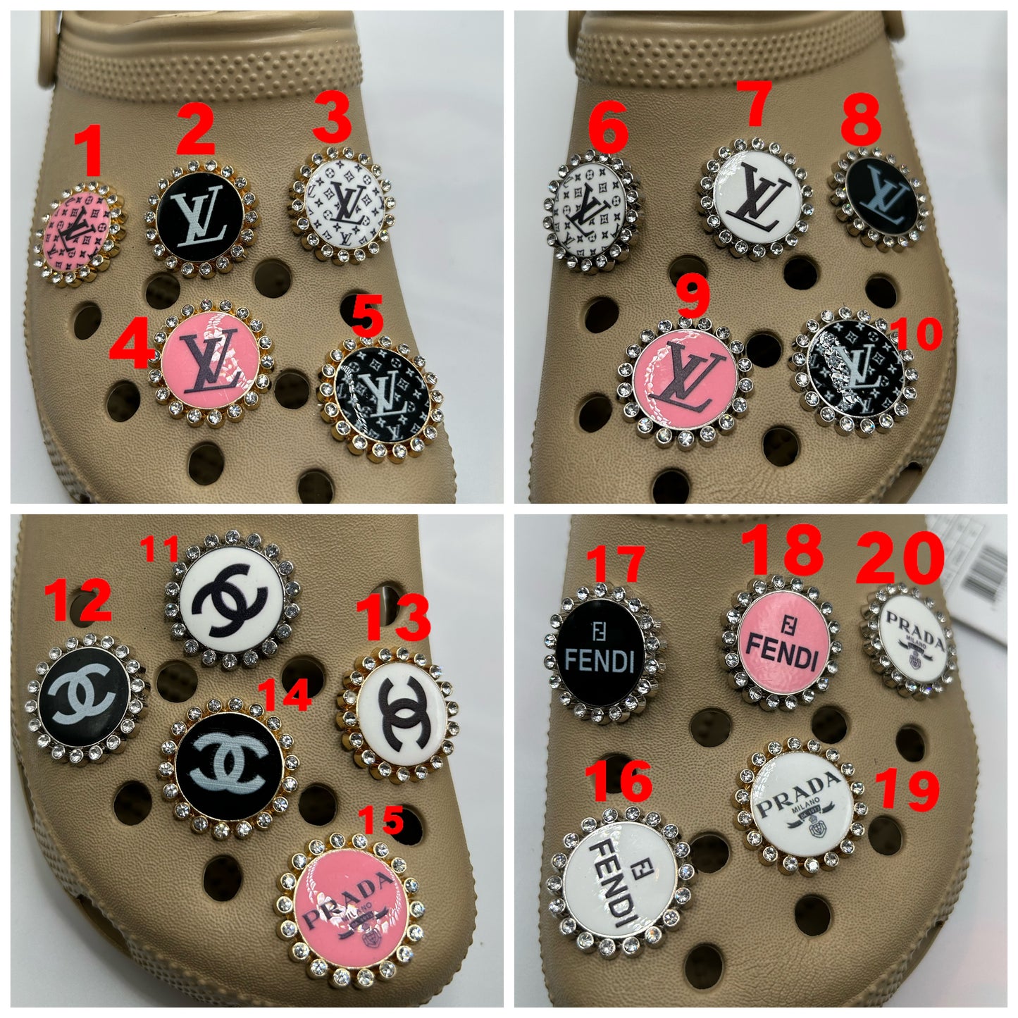 Luxury dome charms