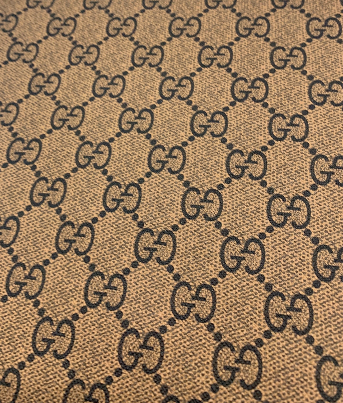 Classic GG Leather Fabric for Shoe Custom Bag Craft