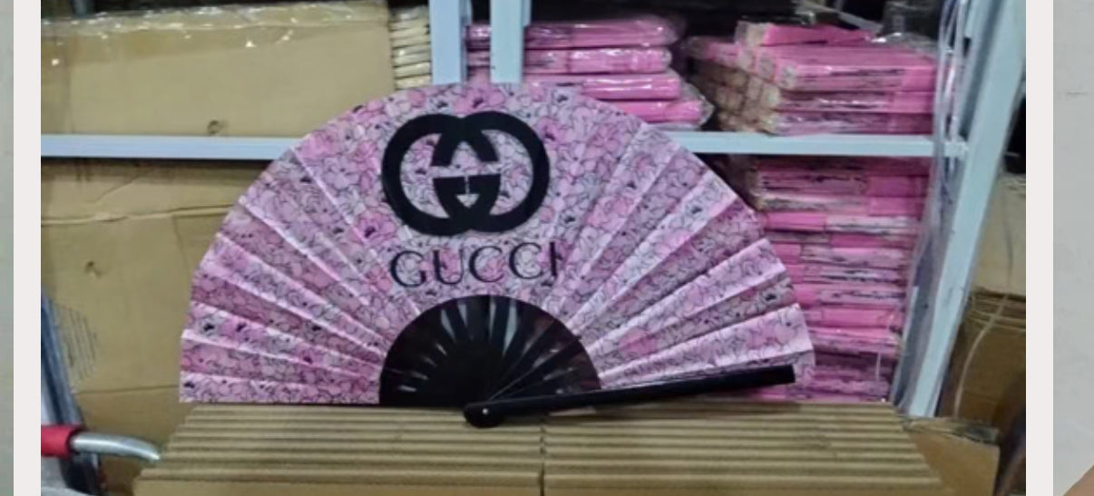 Rave Fan Luxury Designer Inspired Hand Fan Rave Fan Festival Fan Large Rave Fan Folding Fan Large Hand Fan for Festivals