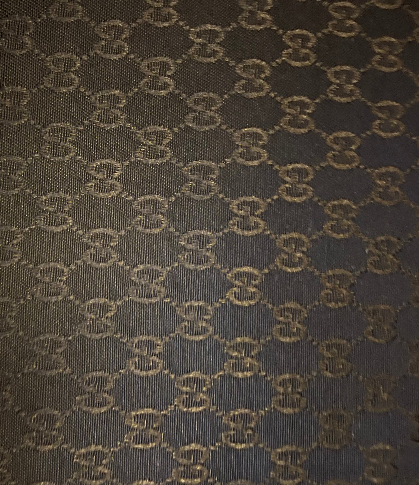 Classic GG Leather Fabric for Shoe Custom Bag Craft
