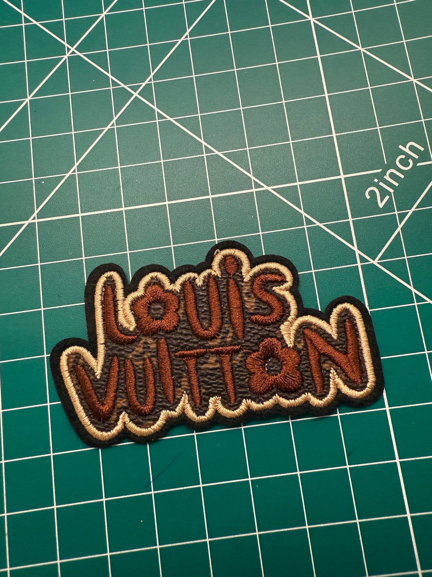 Luxury patches L C G small about 3 inches