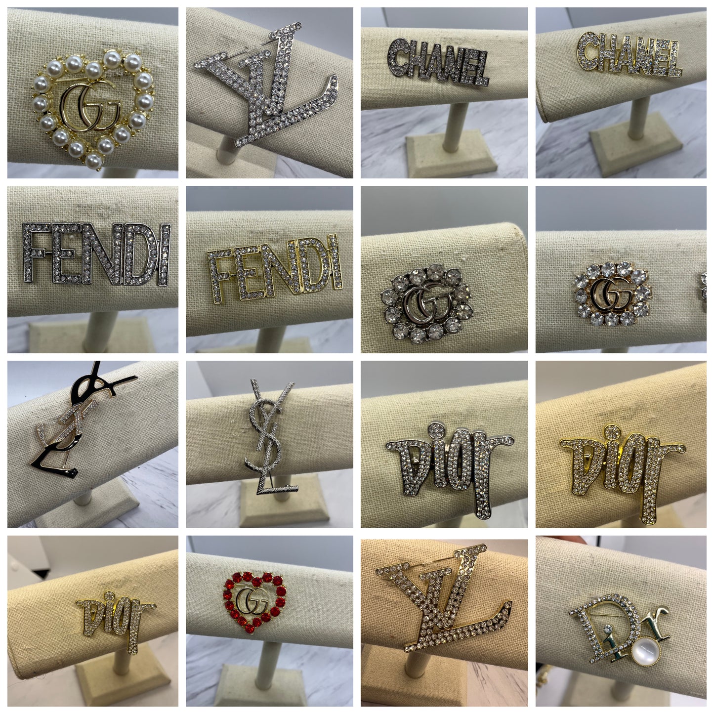 Designer brooches Luxury