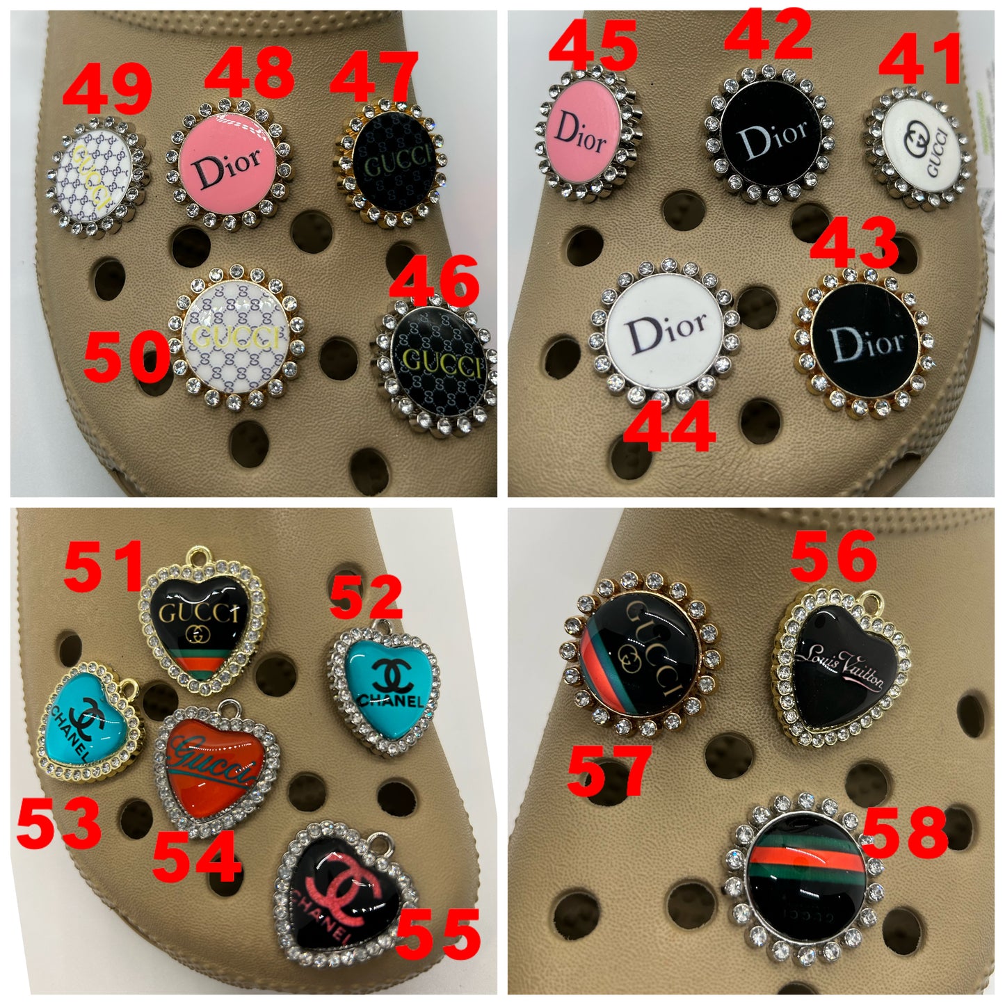 Luxury dome charms