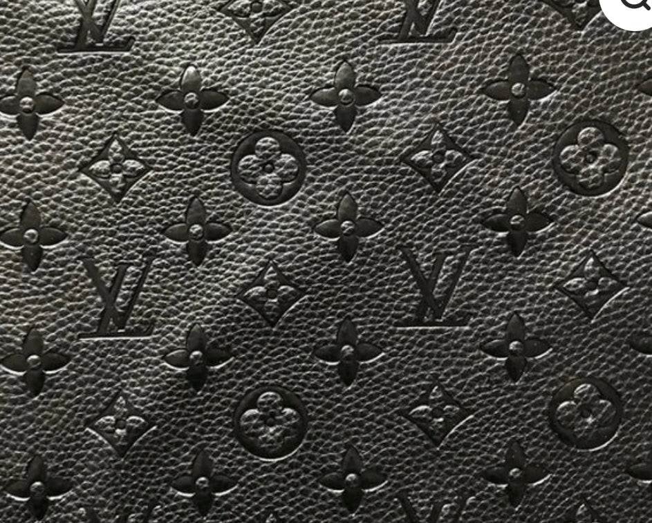 Louis vuitton print discount leather