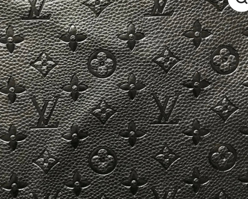 Classic LV Leather Fabric for Shoe Custom Bag Craft