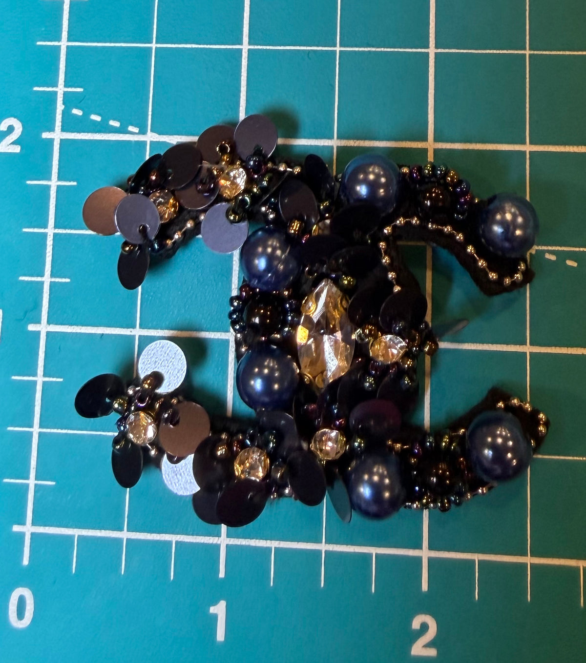 Luxury Beaded Rhinestone Patches – Sew-On or Glue-On Appliqués (Not Iron-On)