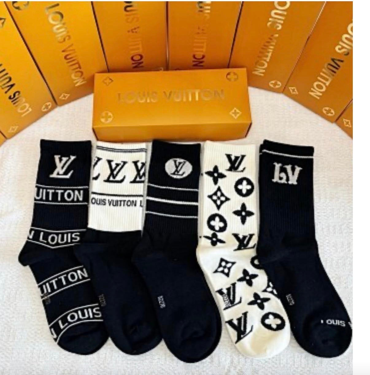 Luxury Socks 5 pairs in the box
