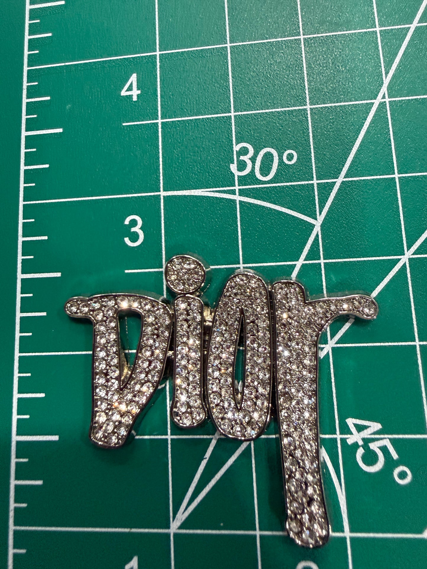 Luxury flat back charms Dio