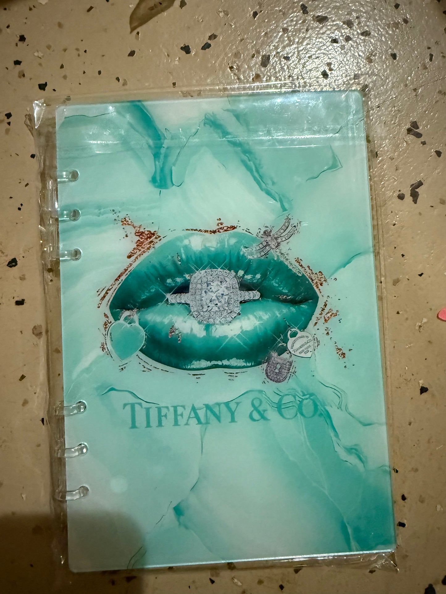 Designer Acrylic  Notebook and Shake Book Student Notebook Handbook