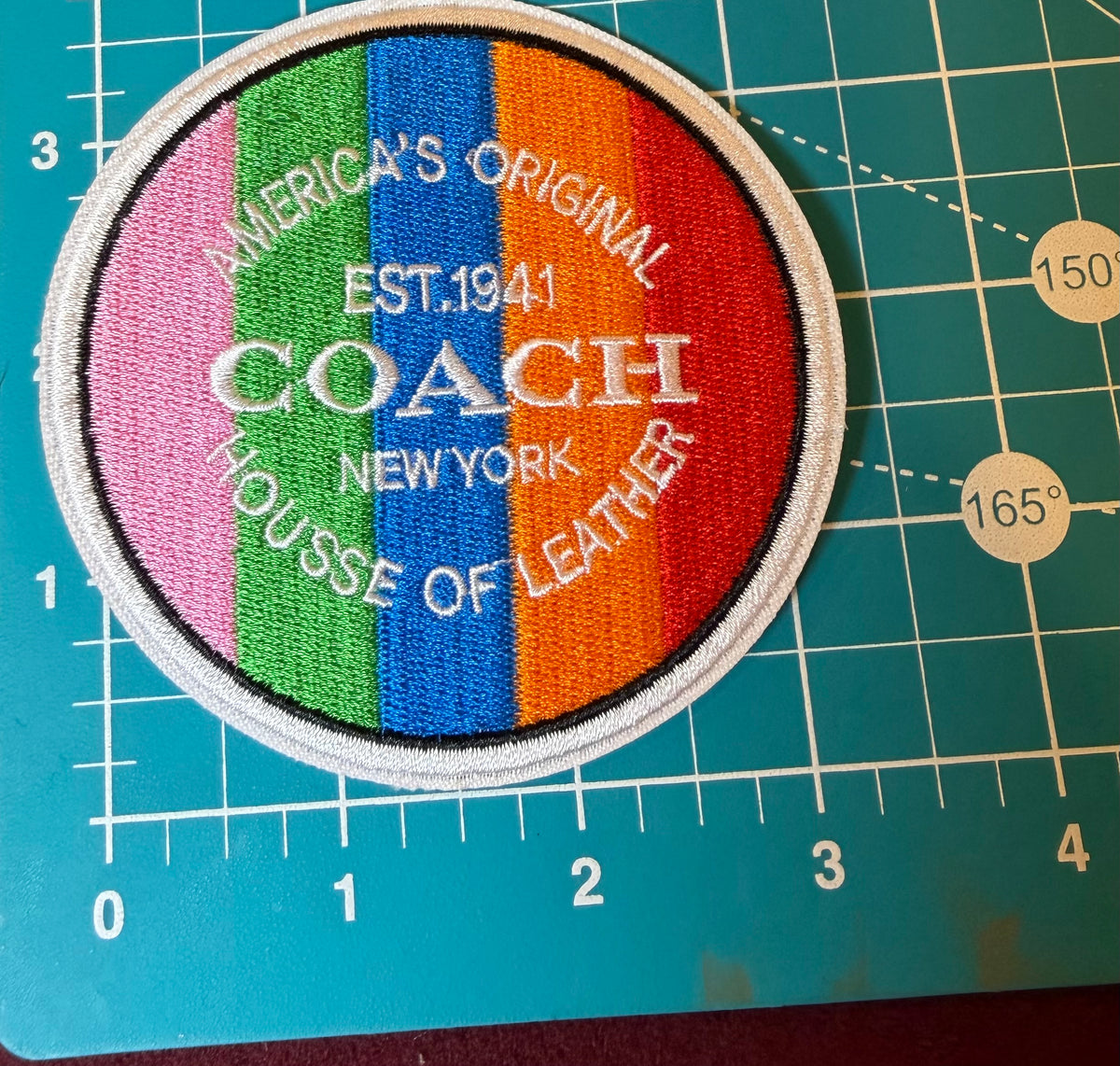 Luxury Designer-Inspired Embroidered Patches & Appliqués – Sold Individually