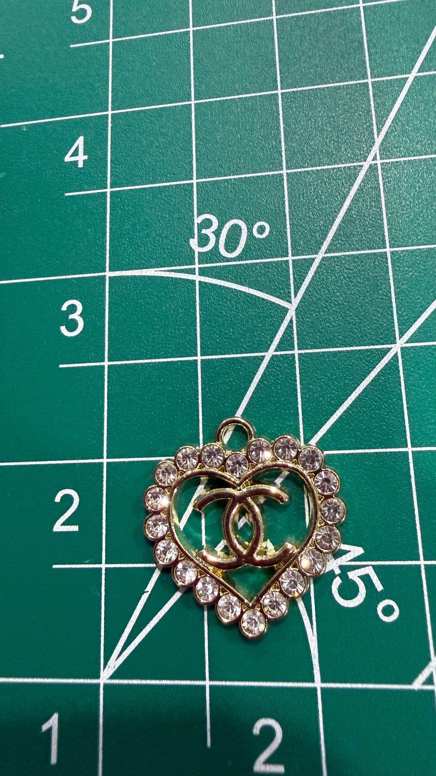 Luxury flat back charms