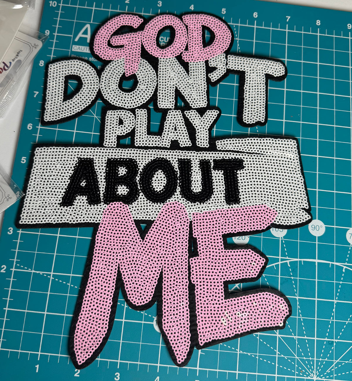Luxury patches  God Don't play about me part 15