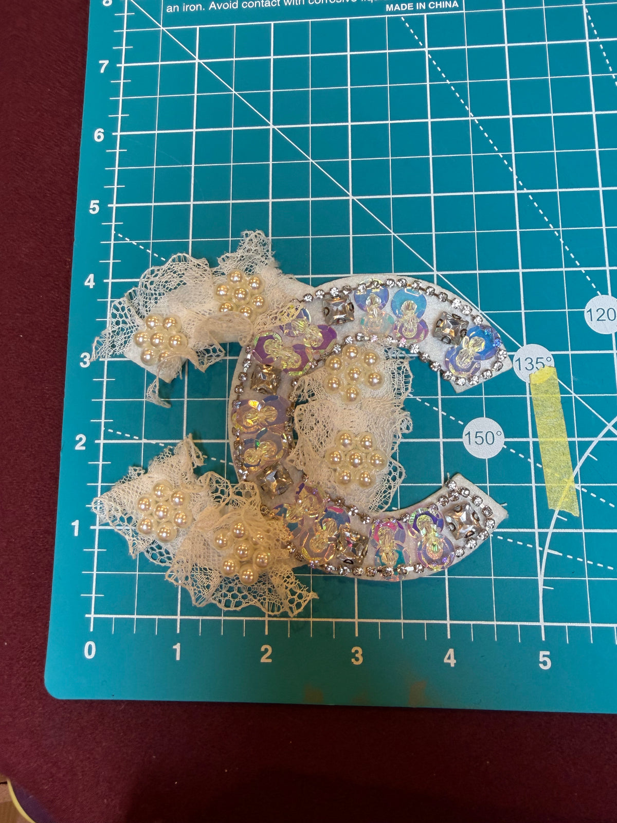 Luxury Beaded Rhinestone Patches – Sew-On or Glue-On Appliqués (Not Iron-On)