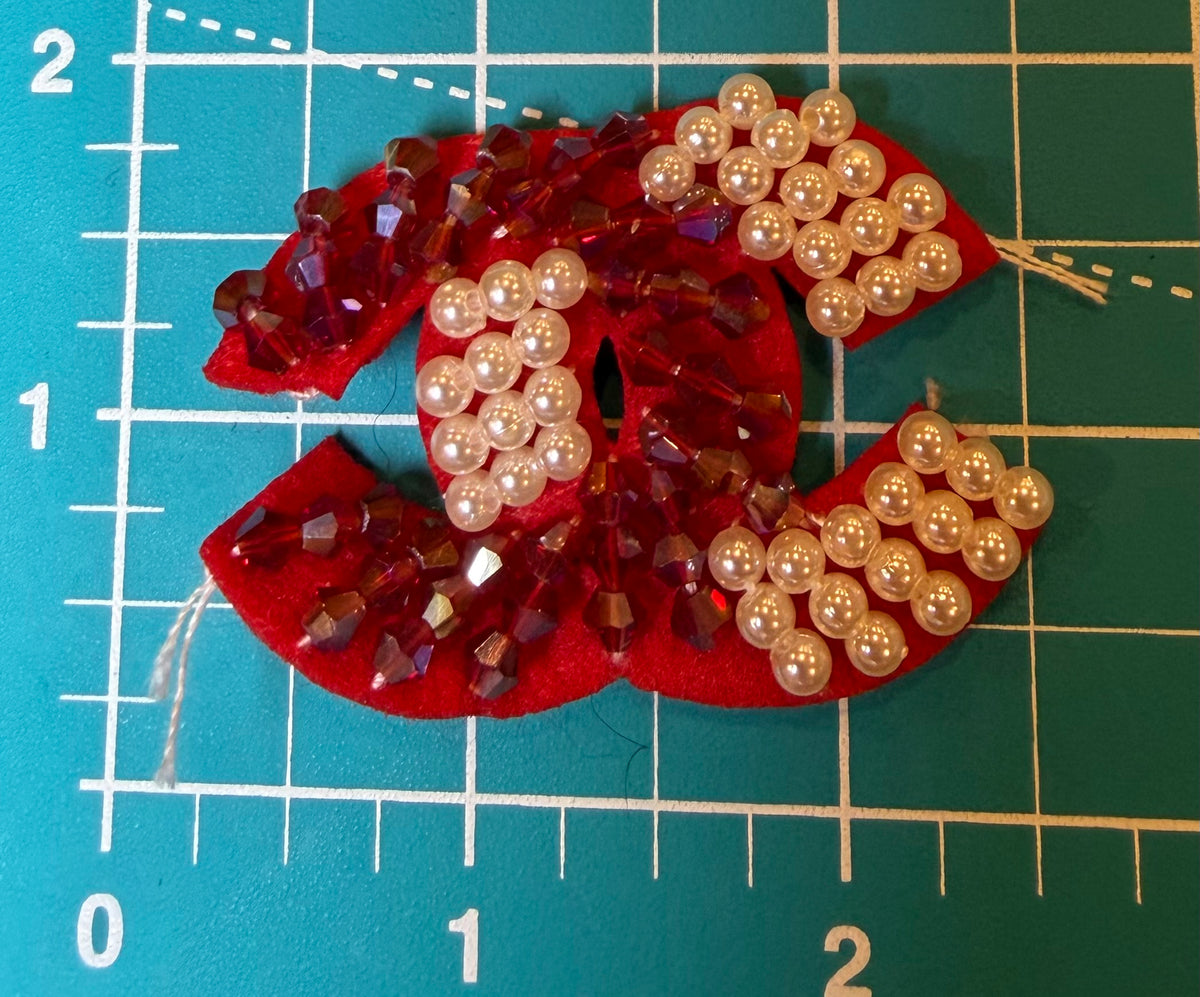 Luxury Beaded Rhinestone Patches – Sew-On or Glue-On Appliqués (Not Iron-On)