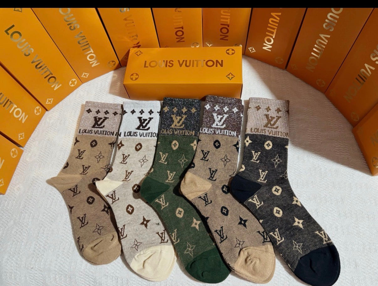 Luxury Socks 5 pairs in the box