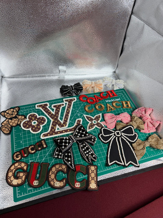 Luxury Fashion Patches, Bows & Appliqués – DIY Blazer & Jacket Decor