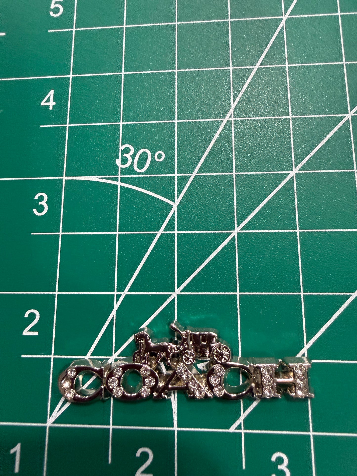 Luxury flat back charms Dio