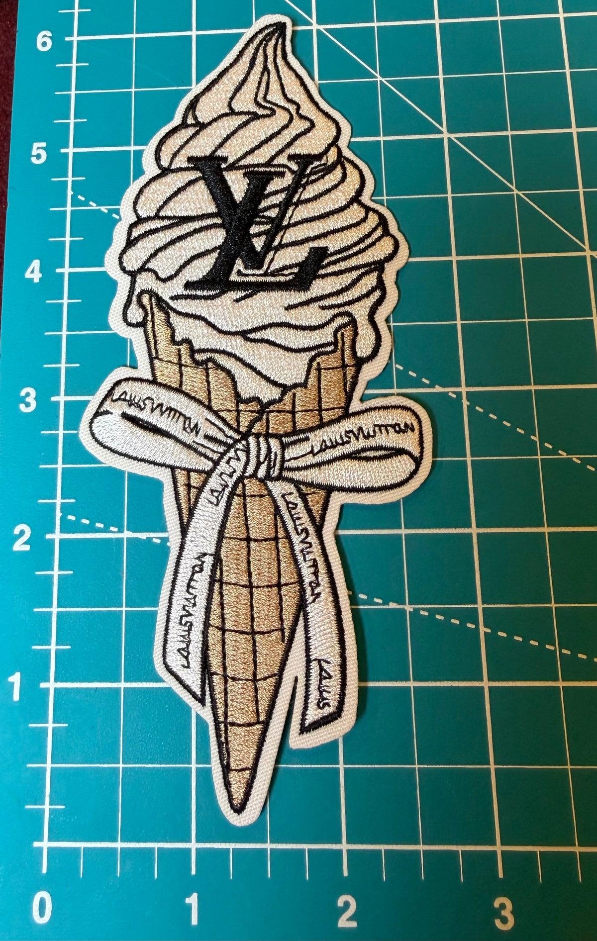 Luxury Designer-Inspired Embroidered Patches & Appliqués – Sold Individually