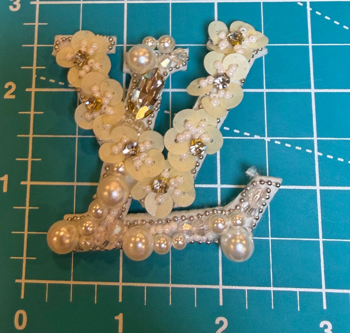 Luxury Beaded Rhinestone Patches – Sew-On or Glue-On Appliqués (Not Iron-On)
