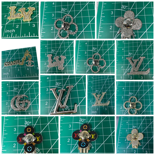 Luxury flat back charms