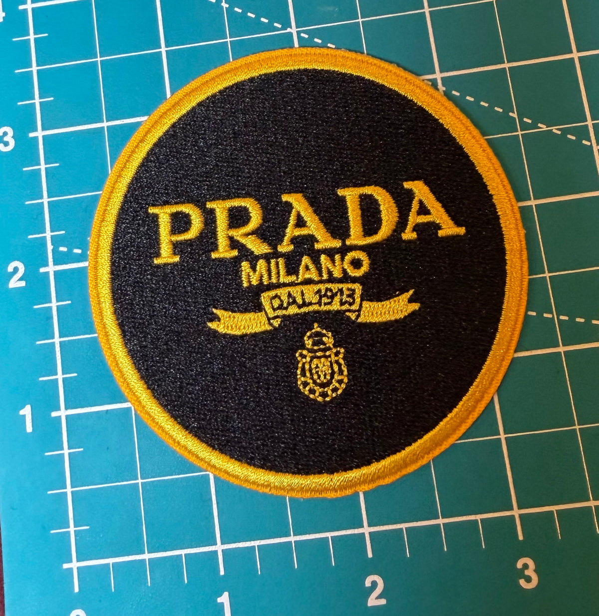 Luxury Designer-Inspired Embroidered Patches & Appliqués – Sold Individually
