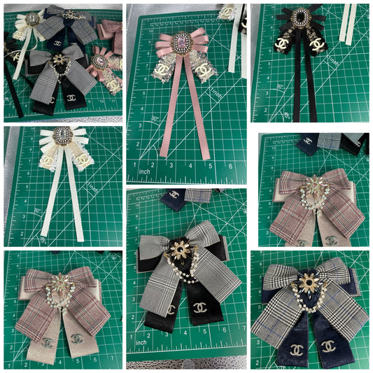 Bow brooches