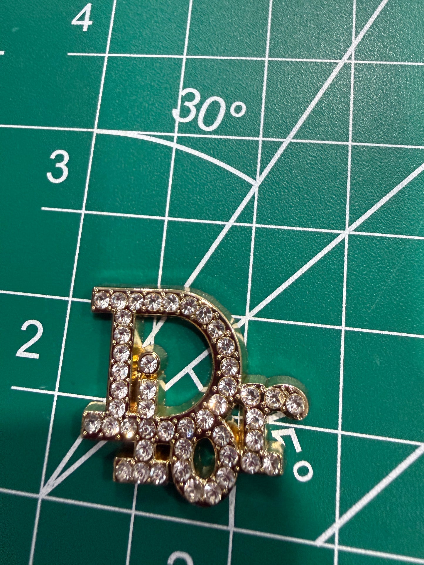 Luxury flat back charms Dio