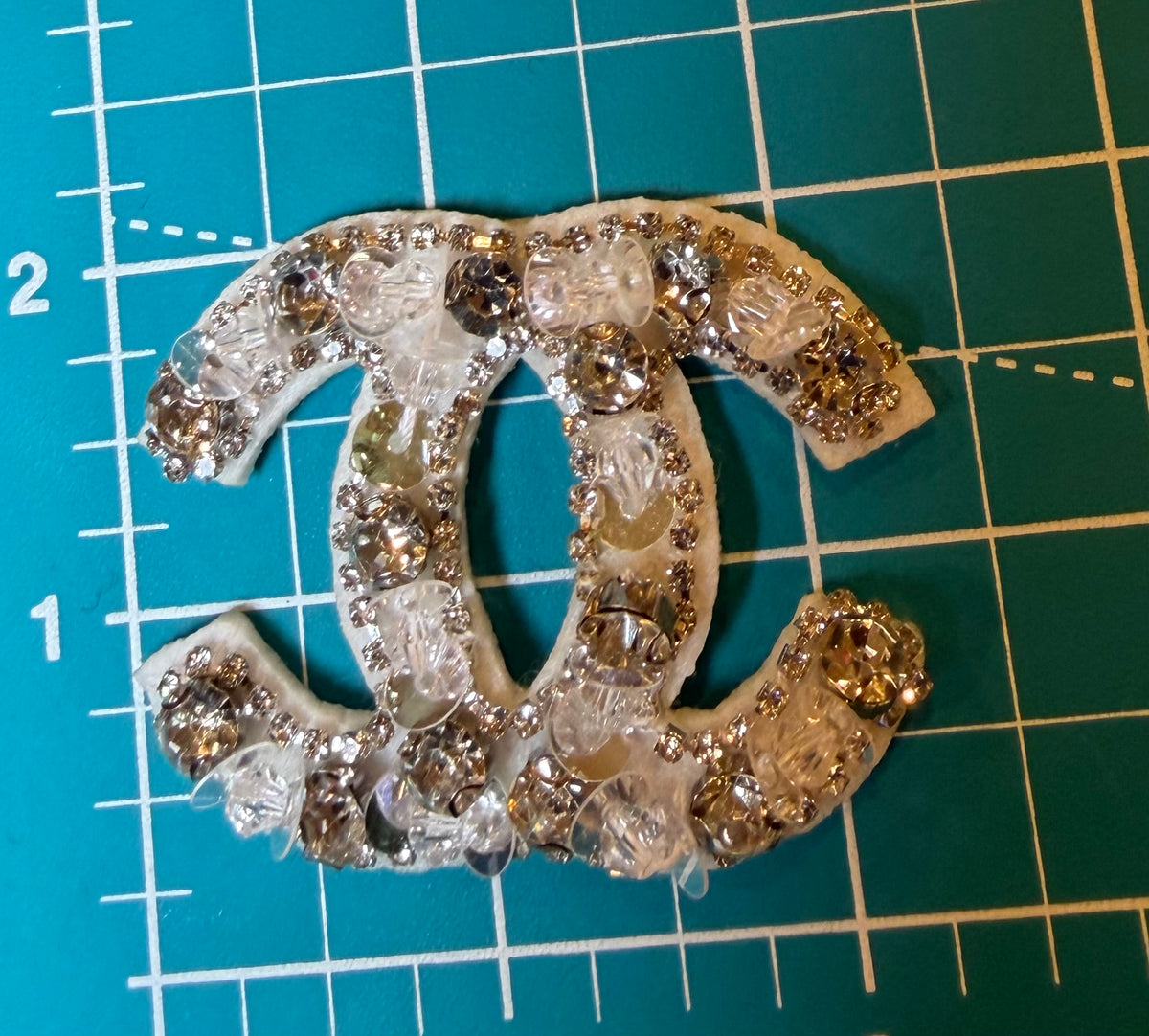 Luxury Beaded Rhinestone Patches – Sew-On or Glue-On Appliqués (Not Iron-On)