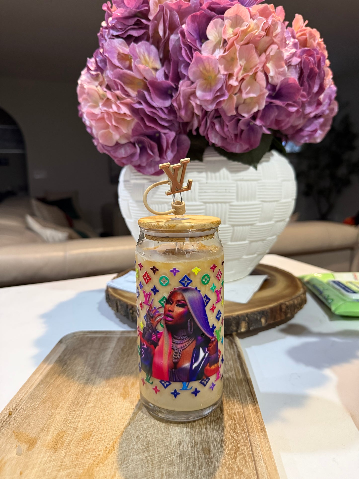 Straw Topper Charm Tumbler Accessory Straw Cover 40 Oz Tumbler Straw Holder Tropical Cup Accessories  price for 10 pcs