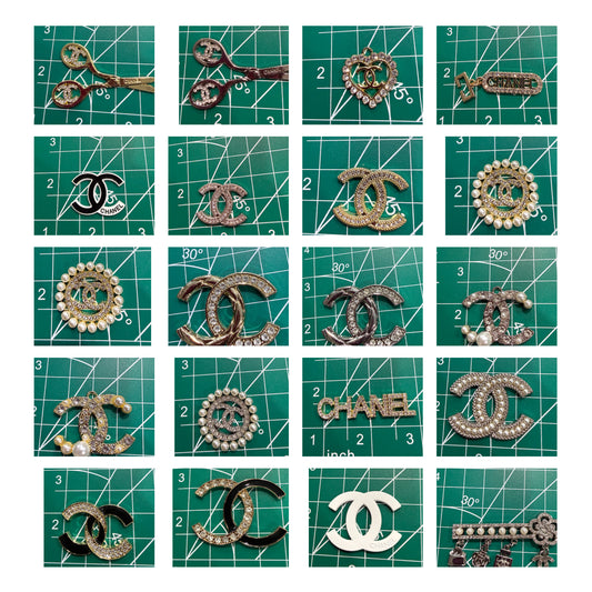 Luxury flat back charms