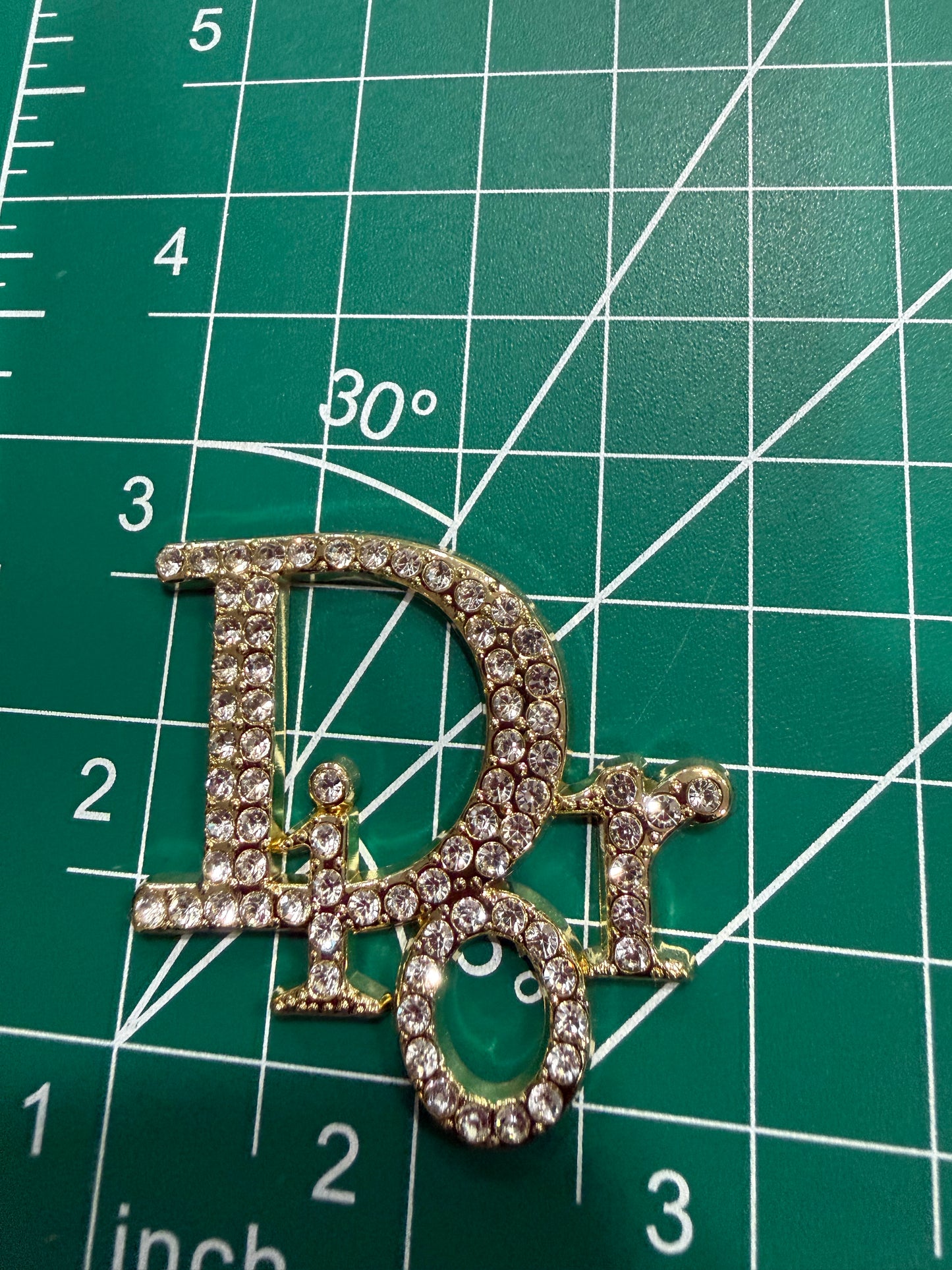 Luxury flat back charms Dio