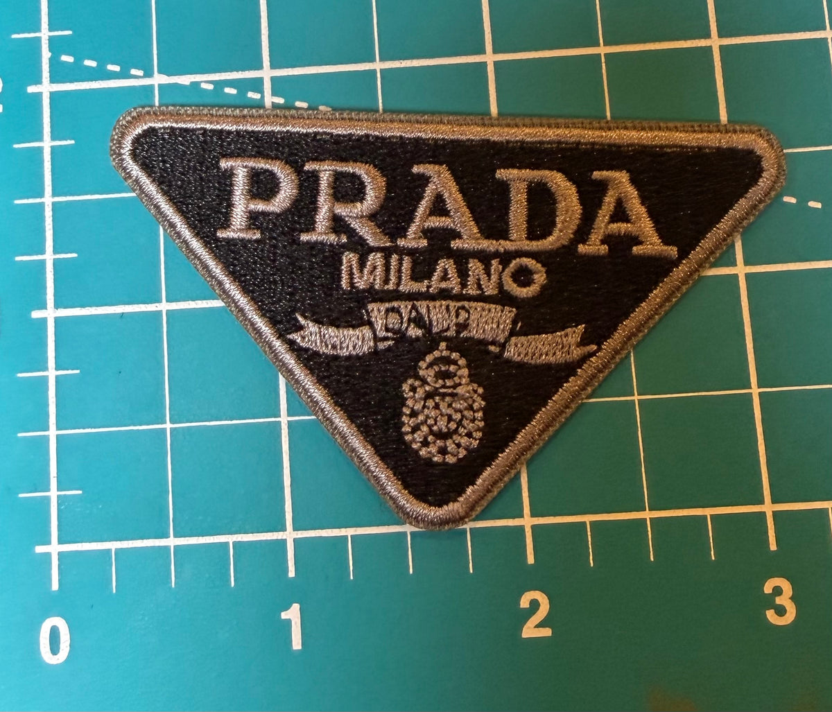 Luxury Designer-Inspired Embroidered Patches & Appliqués – Sold Individually