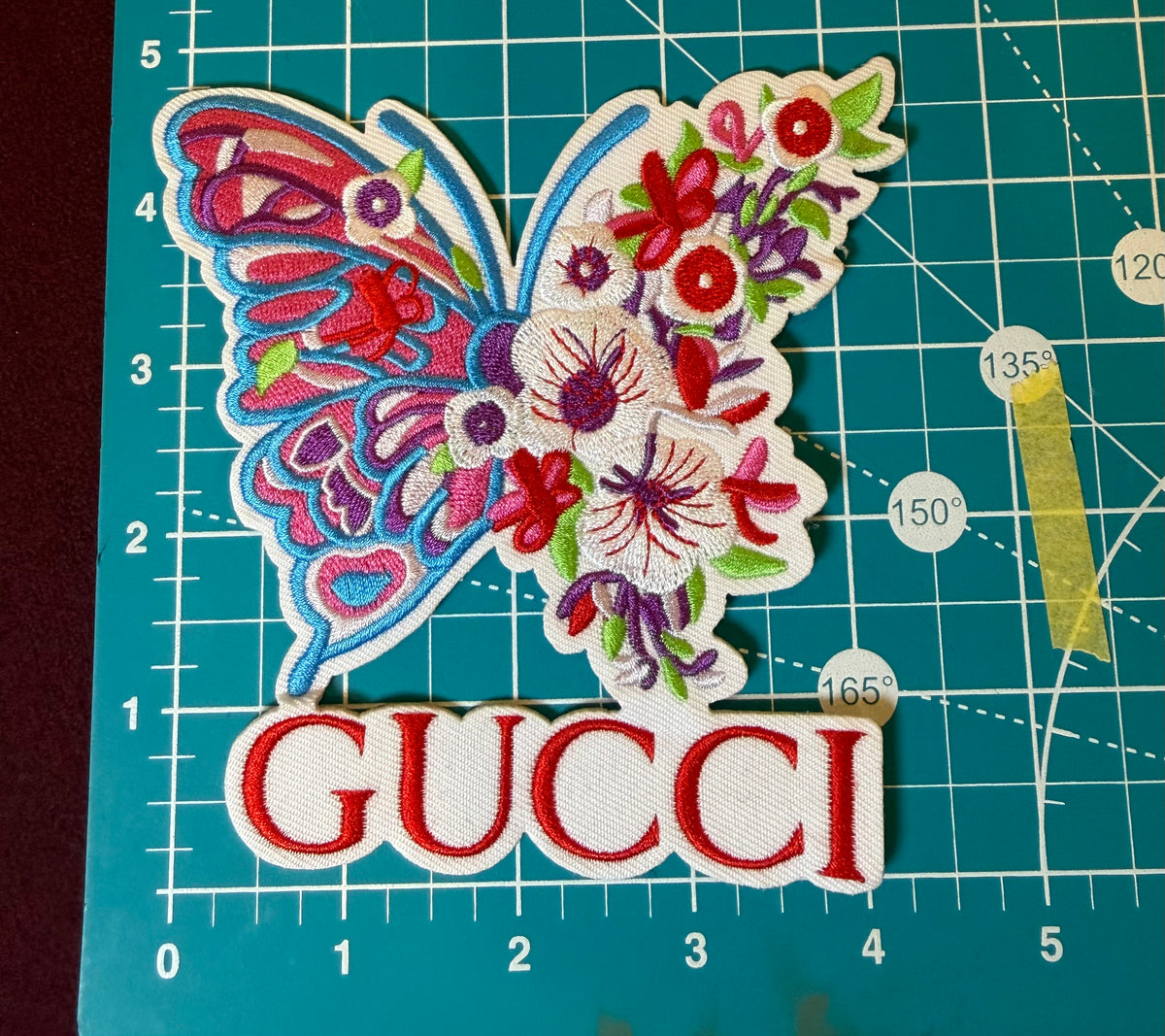 Luxury Designer-Inspired Embroidered Patches & Appliqués – Sold Individually