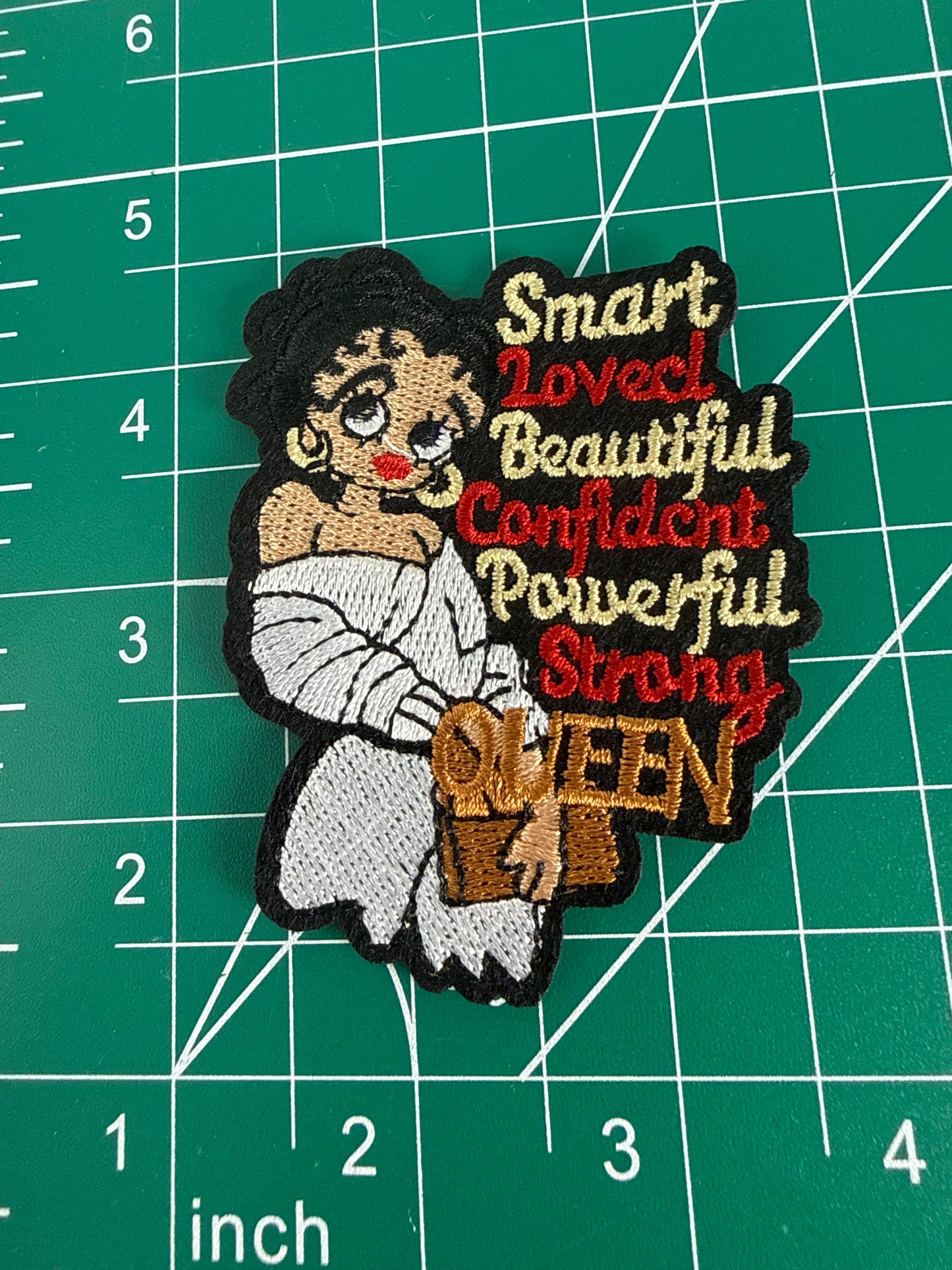 Luxury patches God inspired Betty and more