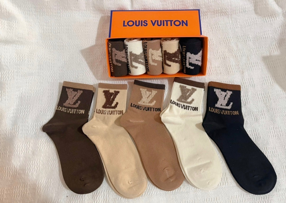 Luxury Socks 5 pairs in the box