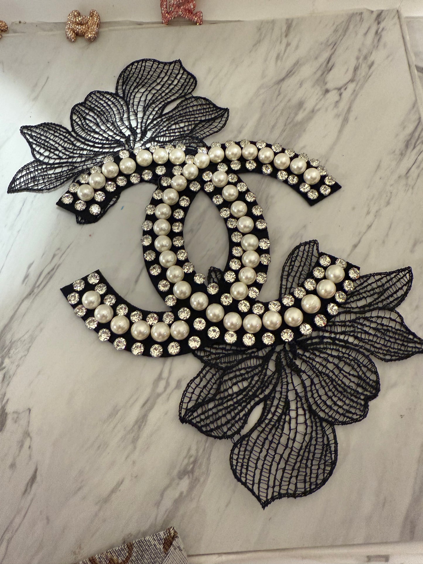 Beaded Patches must be glued or sew