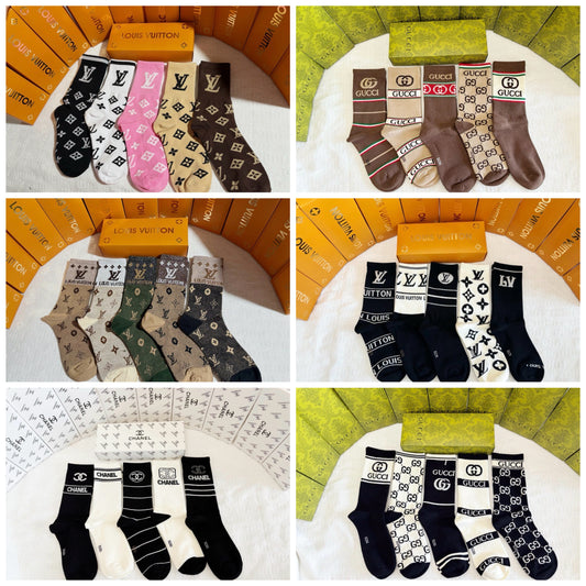 Luxury Socks 5 pairs in the box