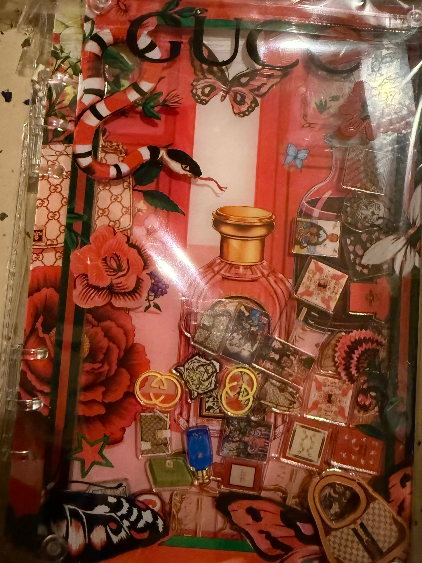 Designer Acrylic  Notebook and Shake Book Student Notebook Handbook