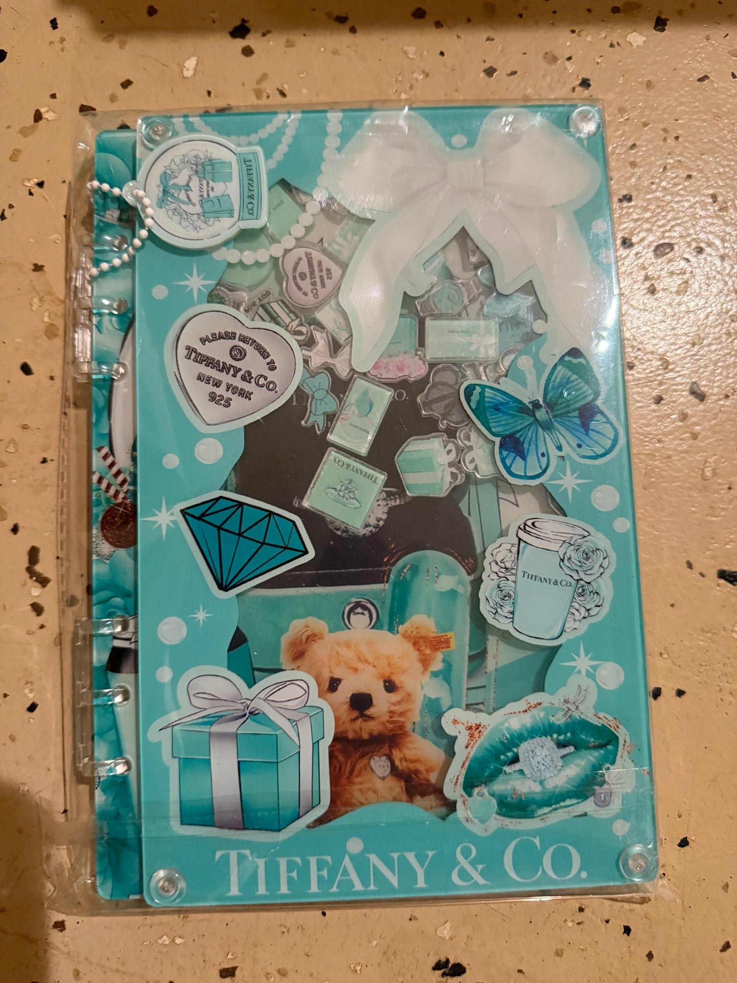 Designer Acrylic  Notebook and Shake Book Student Notebook Handbook