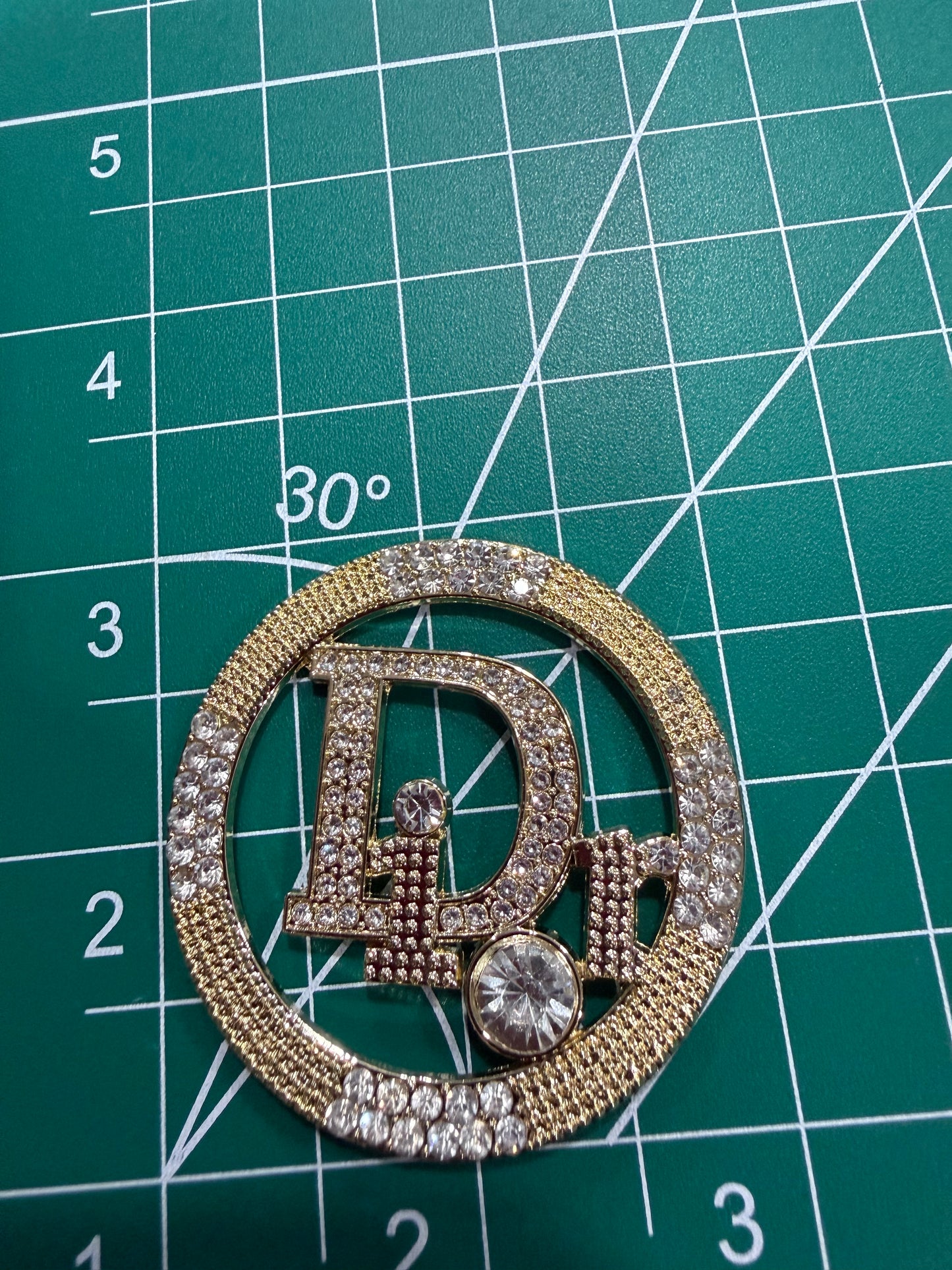 Luxury flat back charms Dio