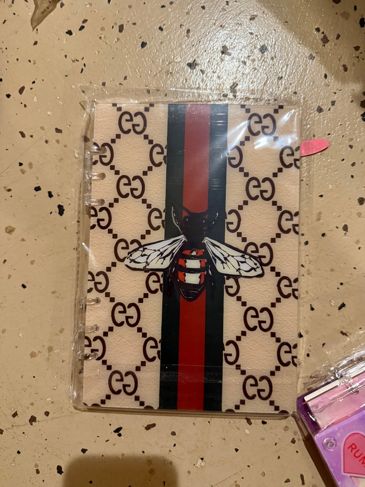 Designer Acrylic  Notebook and Shake Book Student Notebook Handbook