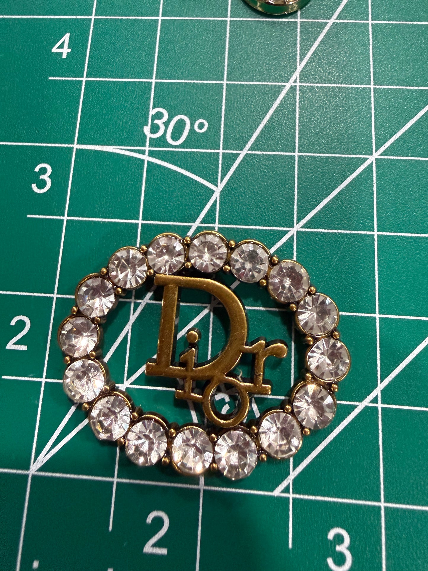 Luxury flat back charms Dio