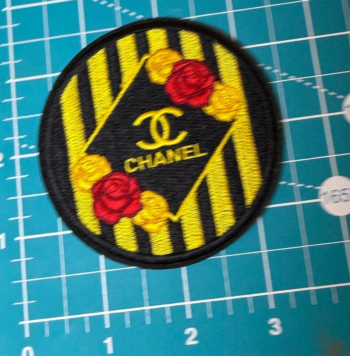 Luxury Designer-Inspired Embroidered Patches & Appliqués – Sold Individually